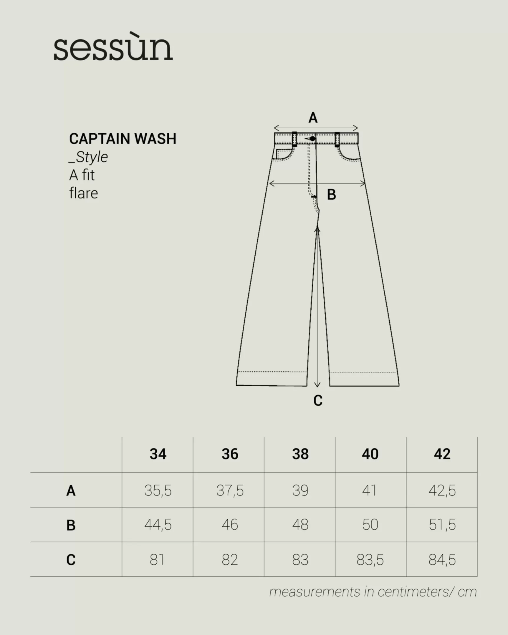 Online Captain wash Pantalons larges