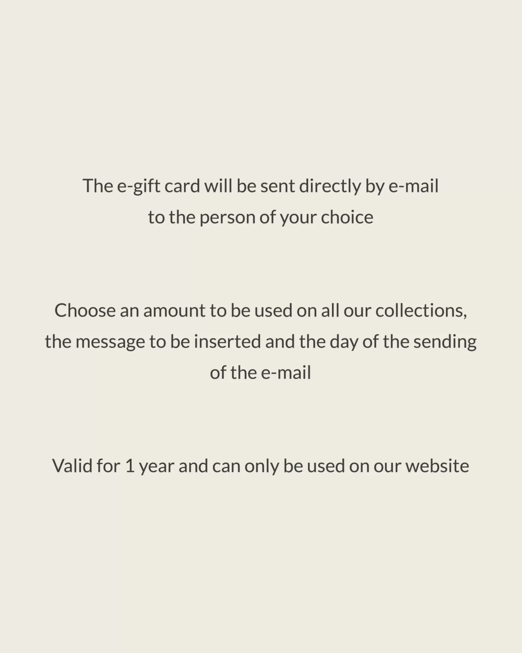 Outlet E-carte cadeau Sacs