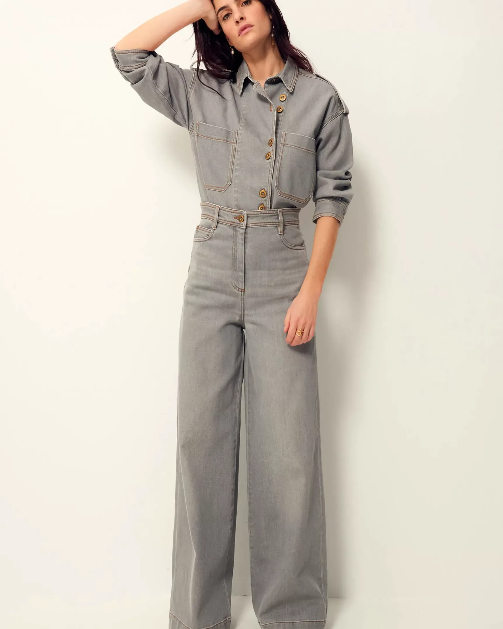 Outlet James shirt Vestes en jean