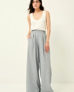 Clearance Ridoo seer Pantalons larges